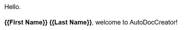 Step 1 example